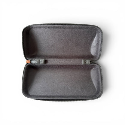 Hard Shell Sunglasses Zipper Case - Black