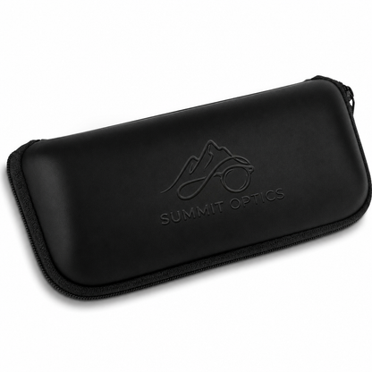 Soft Zip Sunglasses Pouch - Black
